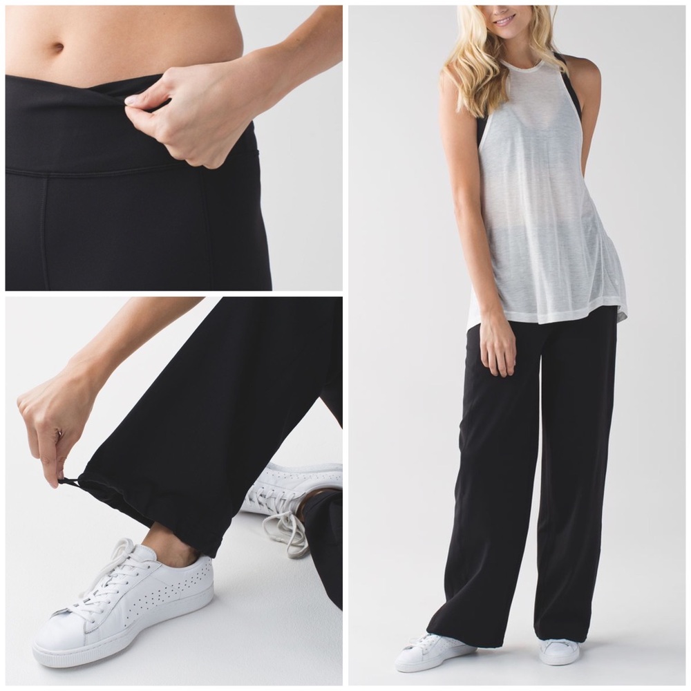 Lululemon Sit In Stillness Pant Sz 4 In Black - Picture 3 of 8